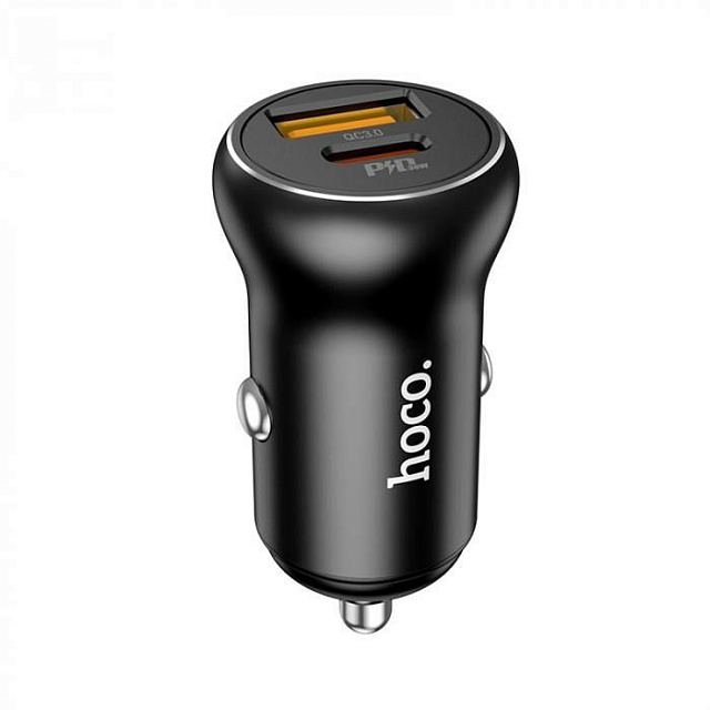 Автомобильное ЗУ Type-C + USB 30W