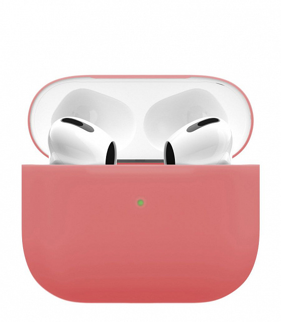 Чехол силиконовый vlp Soft Touch тонкий силикон для AirPods 3 коралловый