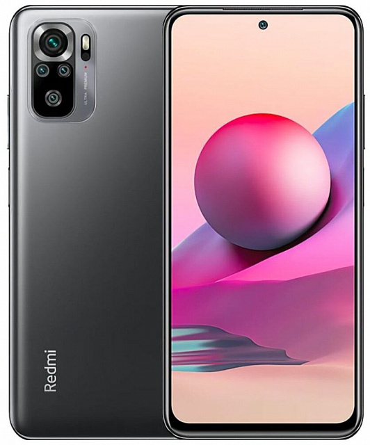 Смартфон Xiaomi Redmi Note 10S 6/128GB NFC RU, серый оникс